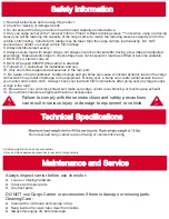 Preview for 8 page of XRACK V-2 Owner'S Manual And Safety Instructions