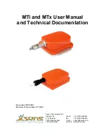 Xsens MTi Series User Manual And Technical Documentation preview