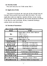 Предварительный просмотр 6 страницы xsto CT420 Operation Manual