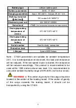 Предварительный просмотр 7 страницы xsto CT420 Operation Manual