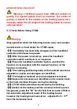 Preview for 10 page of xsto CT420 Operation Manual