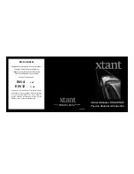 Xtant RM-12 Owner'S Manual preview