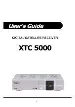 Предварительный просмотр 1 страницы XTC 5000 User Manual