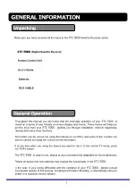 Preview for 7 page of XTC 5000 User Manual