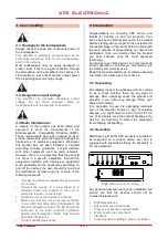 Предварительный просмотр 4 страницы XTE Electronic HP2150 User Manual