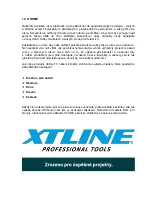 Preview for 12 page of XTline XT102785 Original Instruction Manual