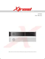 Xtrend ET5000 User Manual preview