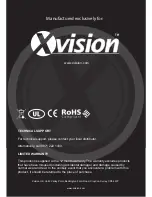 Предварительный просмотр 17 страницы XVision HD 960H Quick Manual