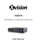 XVision X32D1H User Manual preview