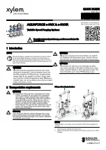 Предварительный просмотр 1 страницы Xylem GOULDS AQUAFORCE e-HVX Quick Manual