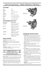 Предварительный просмотр 3 страницы Xylem JABSCO 6400 Series Installation And Operation Manual