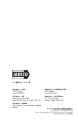 Предварительный просмотр 20 страницы Xylem JABSCO 6400 Series Installation And Operation Manual