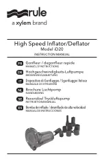 Preview for 1 page of Xylem rule iD20 Instruction Manual