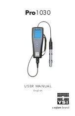 Xylem YSI Pro1030 User Manual preview