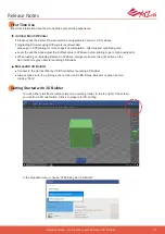 Предварительный просмотр 2 страницы XYZ Printing da Vinci Mini Series Release Notes