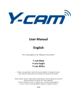 Preview for 1 page of Y-cam Black User Manual