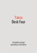 Yaasa Desk Four Original Operating Instructions preview