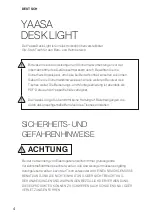 Предварительный просмотр 4 страницы Yaasa Desk Light Manual