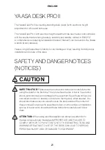 Preview for 21 page of Yaasa DESK PRO II Translation Of The Original Operating Instructions