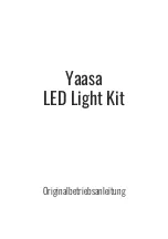 Yaasa Illuminator Operating Instructions Manual preview