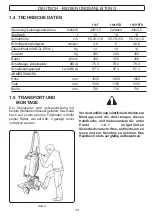 Preview for 34 page of YABE 110T Operating Instructions Manual