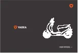 Yadea C1S User Manual preview