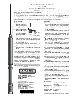 Preview for 1 page of Yaesu ATAS-120 Installation & Operating Instructions