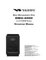 Yaesu DMU-2000 Operating Manual предпросмотр