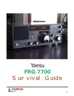 Yaesu FRG-7700 Survival Manual preview