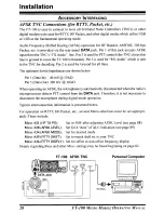 Preview for 22 page of Yaesu FT-100 Micro Mobile Operating Manua