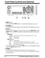 Предварительный просмотр 26 страницы Yaesu FT-100 Micro Mobile Operating Manua