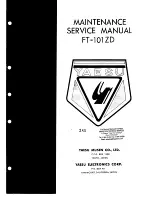 Yaesu FT-101ZD Service Manual preview