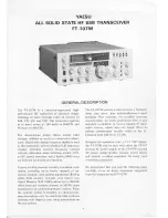 Предварительный просмотр 2 страницы Yaesu FT-107M Instruction Manual