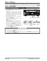 Yaesu FT-2000 - MENU MODE LIST Manual preview