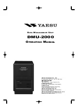 Предварительный просмотр 1 страницы Yaesu FT-2000 - MENU MODE LIST Operating Manual