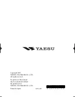 Предварительный просмотр 90 страницы Yaesu FT-2900R Operating Manual