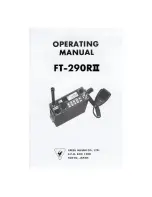 Предварительный просмотр 1 страницы Yaesu FT-290R II Operating Manual