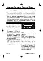 Предварительный просмотр 36 страницы Yaesu FT-450D Operation Manual