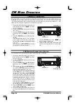 Предварительный просмотр 52 страницы Yaesu FT-450D Operation Manual