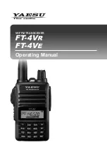 Yaesu FT-4VR Operating Manual preview