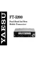 Yaesu FT-5200 User Manual preview