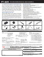 Preview for 2 page of Yaesu FT-60R Specifications