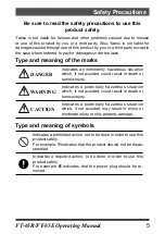 Preview for 7 page of Yaesu FT-65R Operating Manual