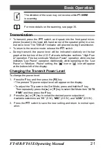 Preview for 23 page of Yaesu FT-65R Operating Manual