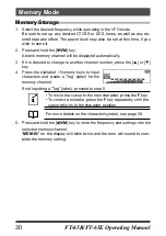 Preview for 32 page of Yaesu FT-65R Operating Manual