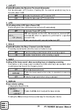 Preview for 28 page of Yaesu FT-70DR Advance Manual