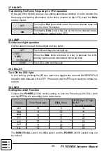 Preview for 34 page of Yaesu FT-70DR Advance Manual