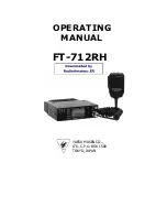 Yaesu FT-712RH Operating Manual preview