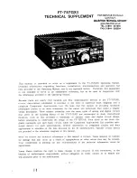 Preview for 3 page of Yaesu FT-757GX II Supplement Manual