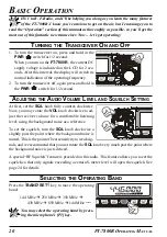 Предварительный просмотр 22 страницы Yaesu FT-7800R Operating Manual